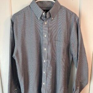 Men's Stafford Dress Shirt. Travel, Wrinkle Free, Oxford. Regular Fit 16 34-35